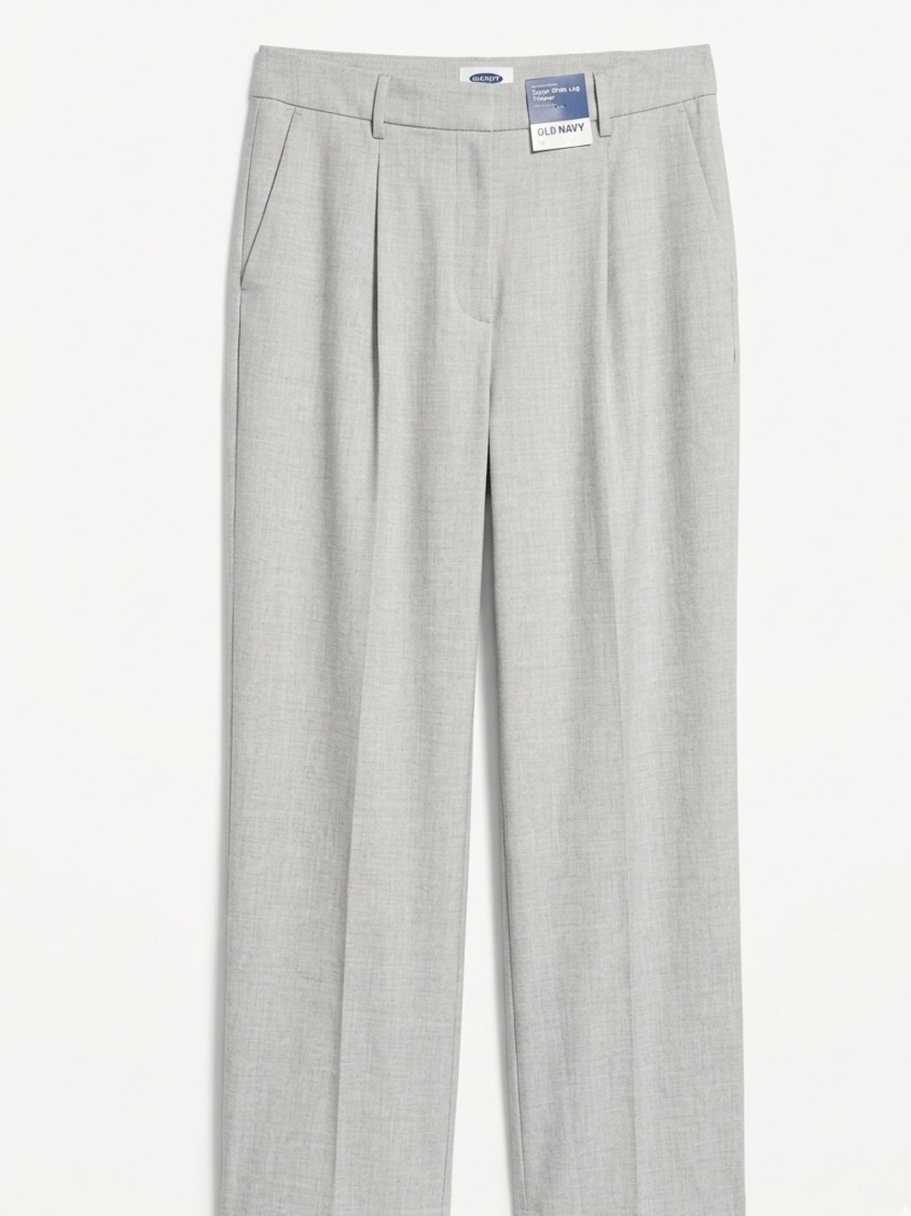 NWT Old Navy Taylor Wide Leg Trouser Extra High Rise Light Gray Size 14 Plus